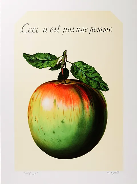 La phénoménologie de la pomme.